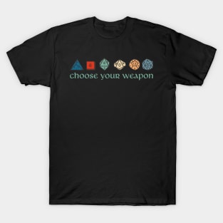 Retro Choose Your Weapon T-Shirt